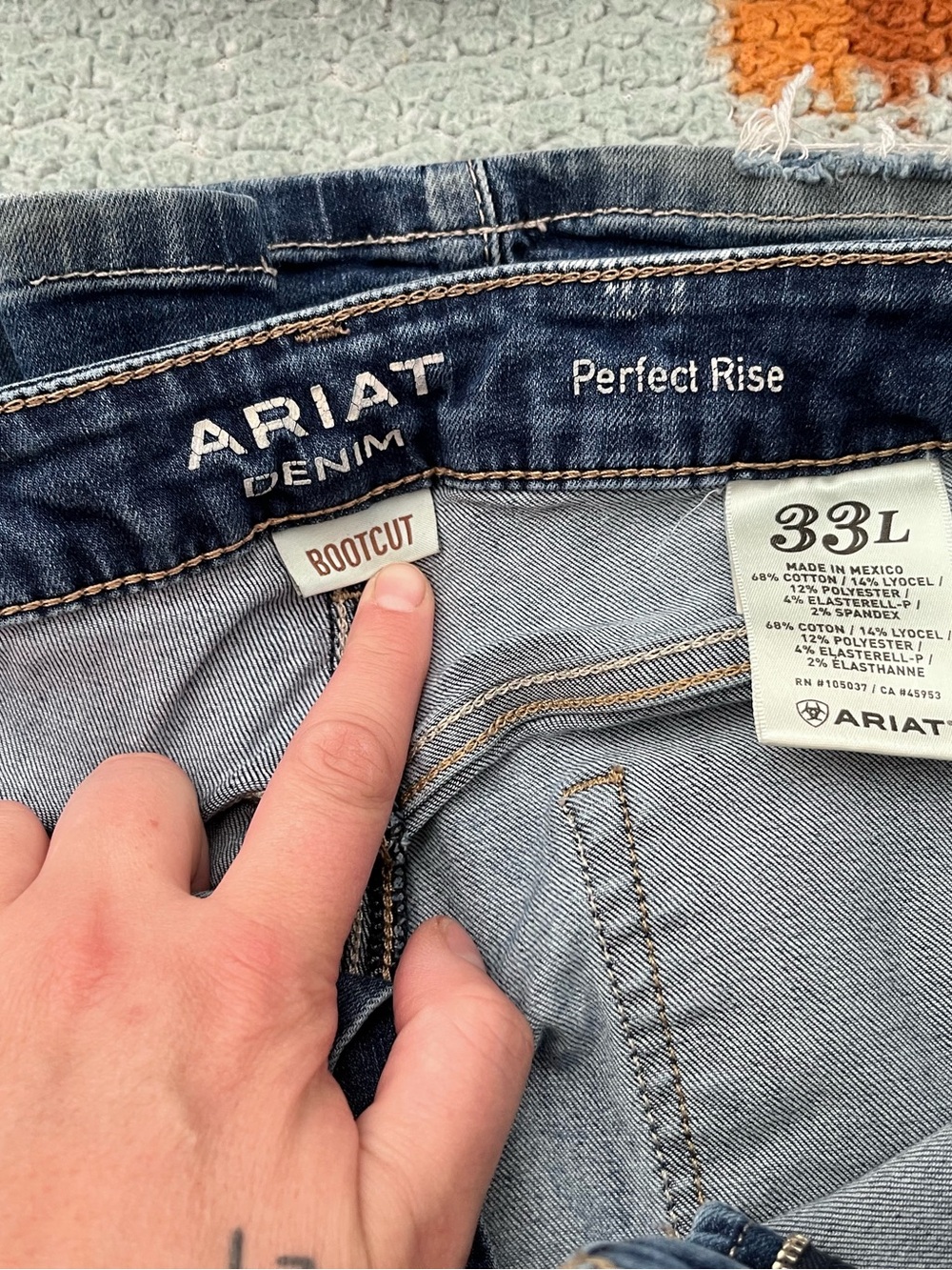 Ariat Perfect Rise Bootcut Long - Picture 3 of 3